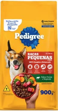 Ração Seca Pedigree Adulto Raças Pequenas Frango e Carne 1kg